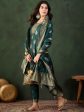 Sangria Woven Design Kurta & Trouser With Dupatta Online Hot Sale