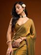 kasee Solid Beads and Stones Saree For Cheap