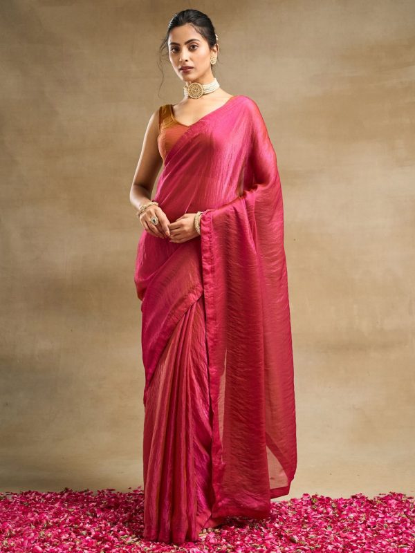 kasee Solid Saree Discount