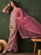 Sangria Printed Straight Kurta & Trouser With Dupatta Discount