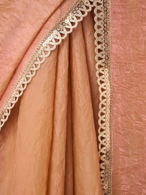 kasee Sequinned Organza Saree For Cheap