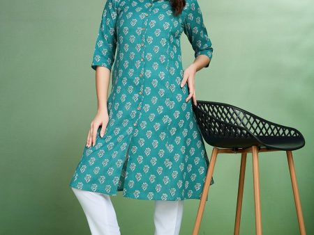 Sangria Printed Pure Cotton Kurta Cheap