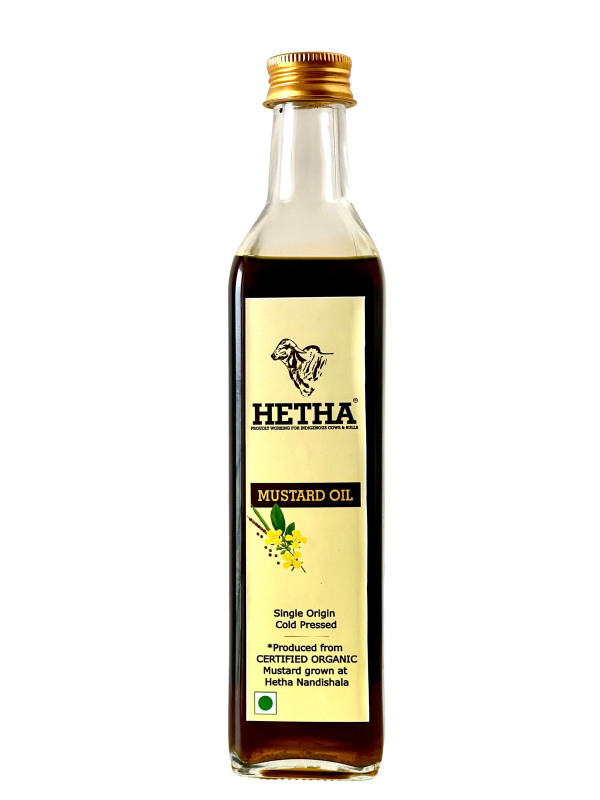 Hetha Organic Cold Pressed Black Mustard Oil For Sale