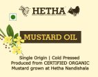 Hetha Organic Cold Pressed Black Mustard Oil For Sale