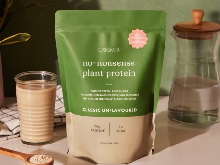 Cosmix No Nonsense Plant Protein Classic Unflavoured Online Hot Sale