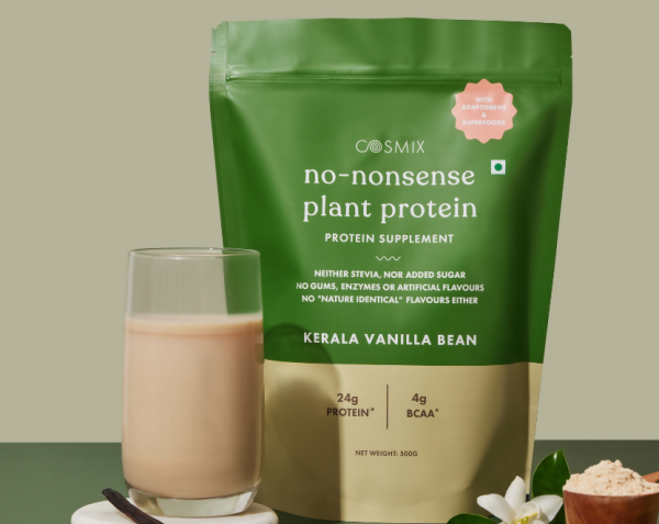 Cosmix No Nonsense Plant Protein Kerala Vanilla Bean Online