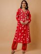 HOUSE OF KARI Ethnic Motifs Chikankari Silk Kurta Sale