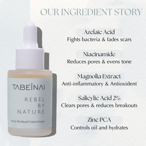 Tabeinai Rebel By Nature Acne And Blackhead Control Serum Online Hot Sale