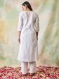 HOUSE OF KARI Ethnic Motifs Embroidered Chikankari Kurta Sale