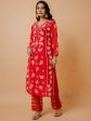 HOUSE OF KARI Ethnic Motifs Chikankari Silk Kurta Sale