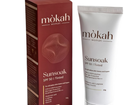 Mokah Woman Sunsoak SPF 50 Tinted Sunscreen Sale